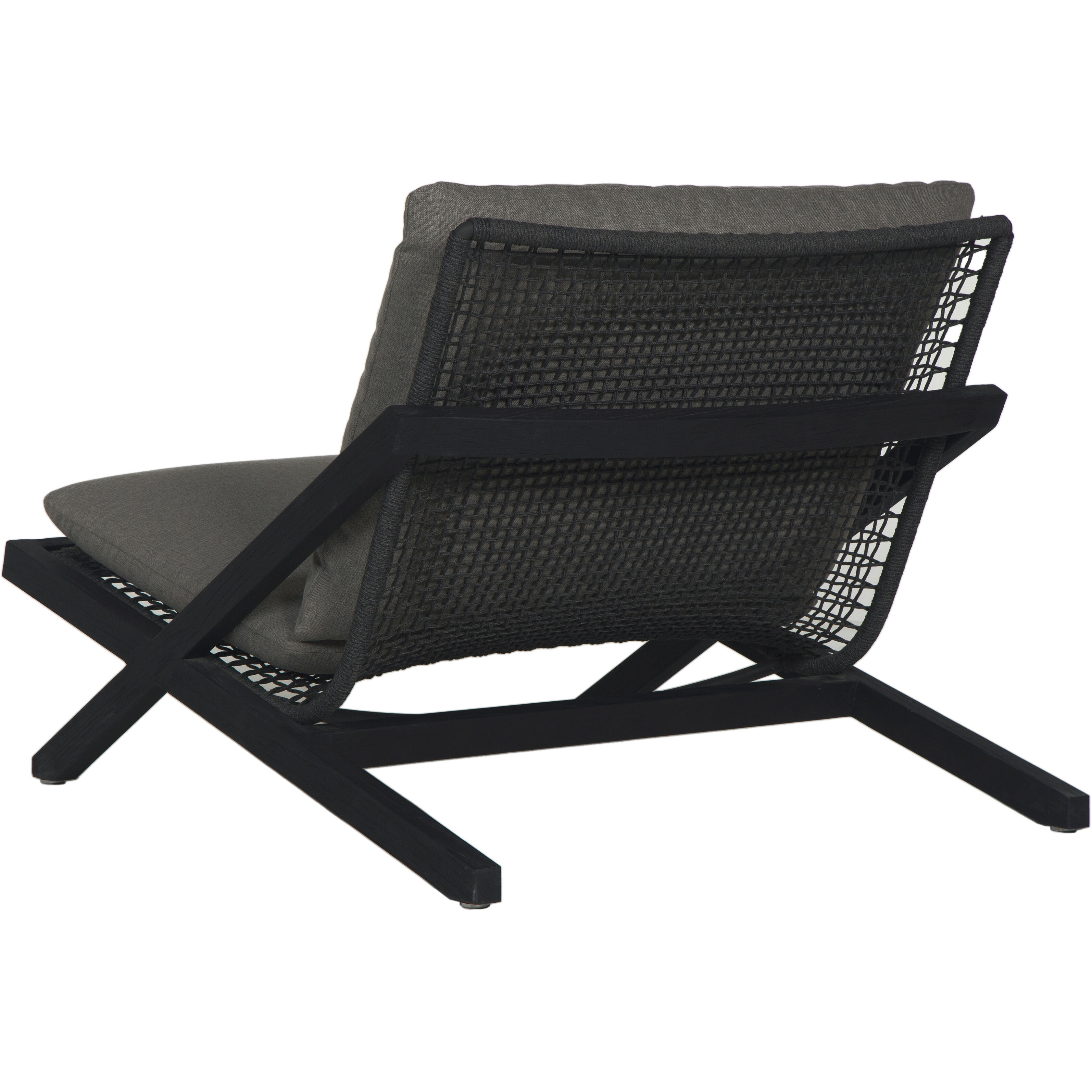 Bari Charcoal / Gracebay Grey Outdoor Lounge Chair